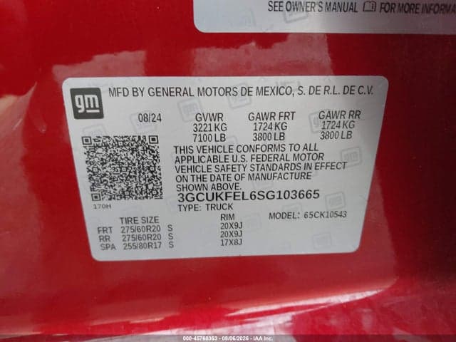 2025 CHEVROLET SILVERADO 1500 4WD SHORT BED LT TRAIL BOSS 9