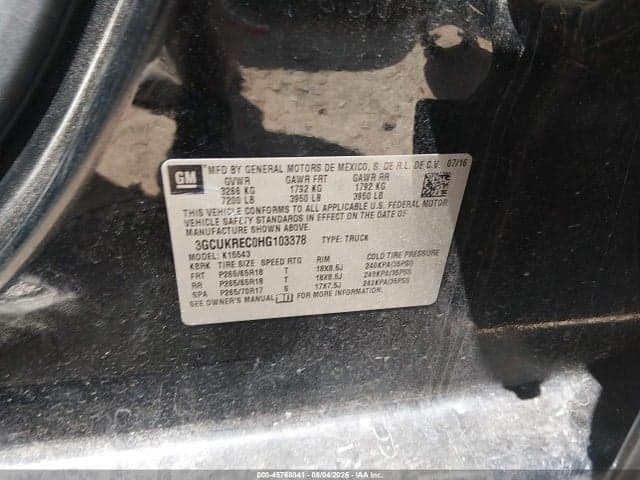 2017 CHEVROLET SILVERADO 1500 LT 9