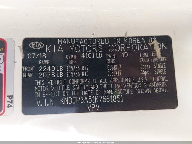 2019 KIA SOUL + 9