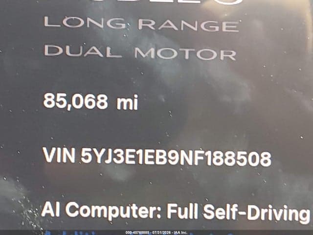 2022 TESLA MODEL 3 LONG RANGE DUAL MOTOR ALL-WHEEL DRIVE 15