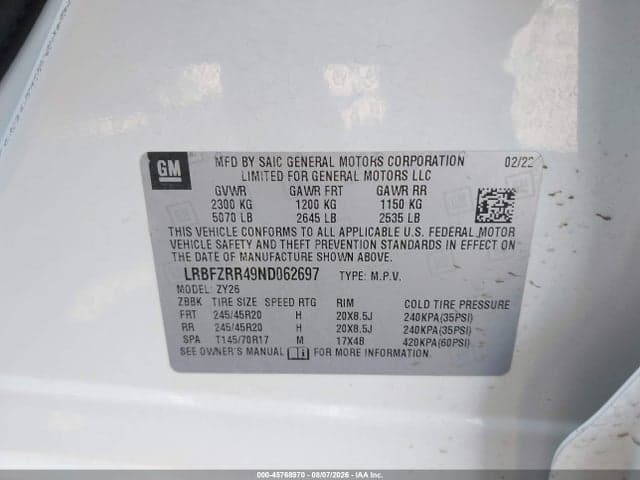 2022 BUICK ENVISION FWD AVENIR 9