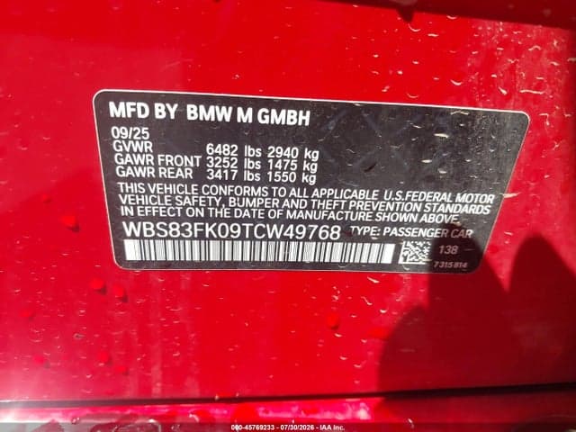 2026 BMW M5 9