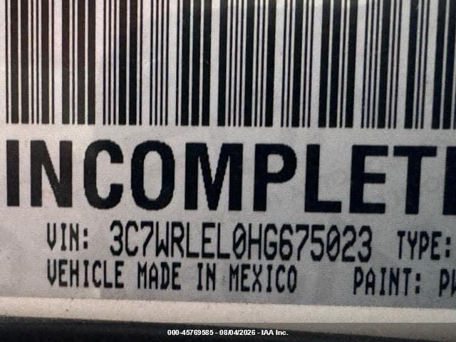 2017 RAM 4500 CHASSIS TRADESMAN/SLT/LARAMIE 5