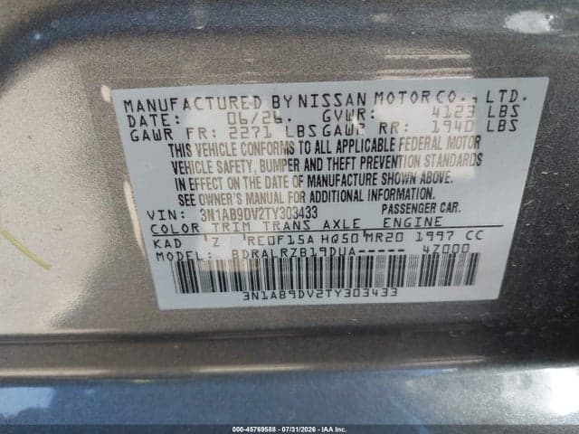 2026 NISSAN SENTRA SR 9