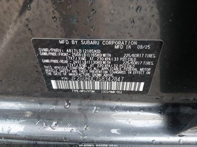2025 SUBARU CROSSTREK PREMIUM 9