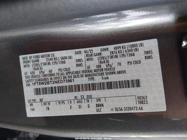 2022 FORD F-250 PLATINUM 9