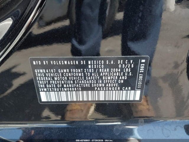 2025 VOLKSWAGEN JETTA 1.5T SE 9