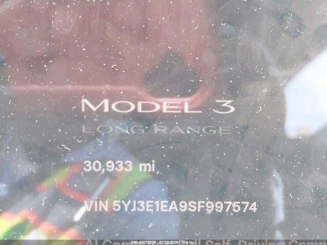 2025 TESLA MODEL 3 LONG RANGE REAR-WHEEL DRIVE/STANDARD REAR-WHEEL DRIVE 14