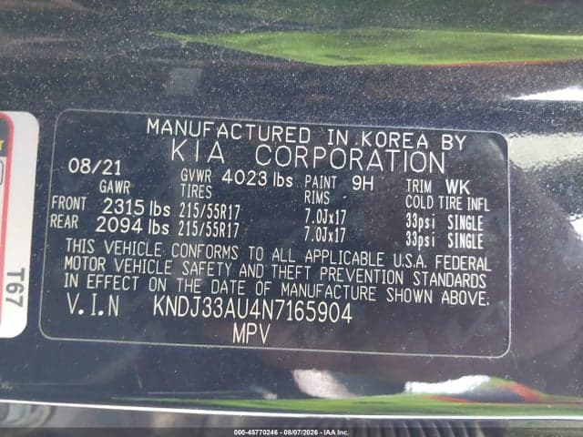 2022 KIA SOUL EX 9