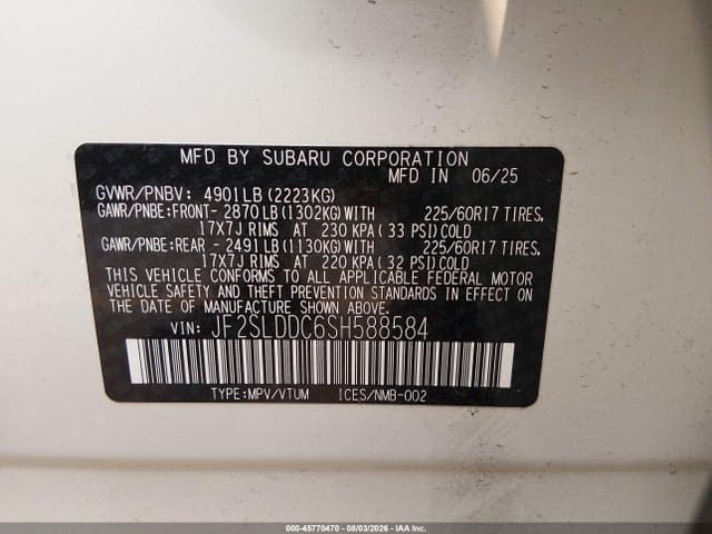 2025 SUBARU FORESTER PREMIUM 9