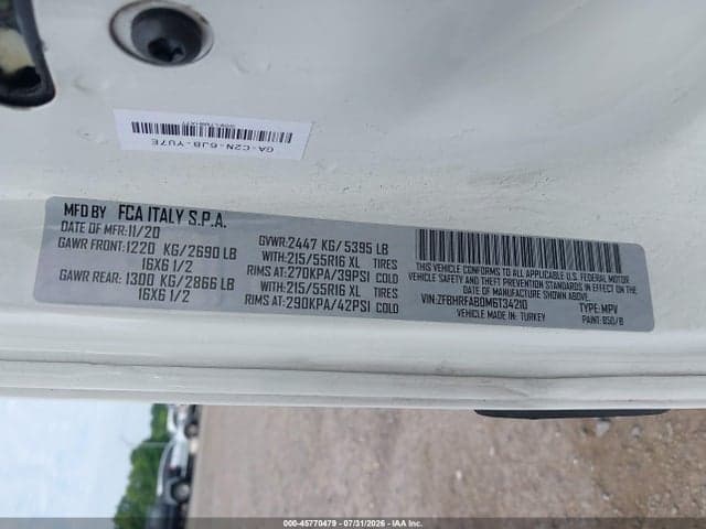2021 RAM PROMASTER CITY TRADESMAN 9