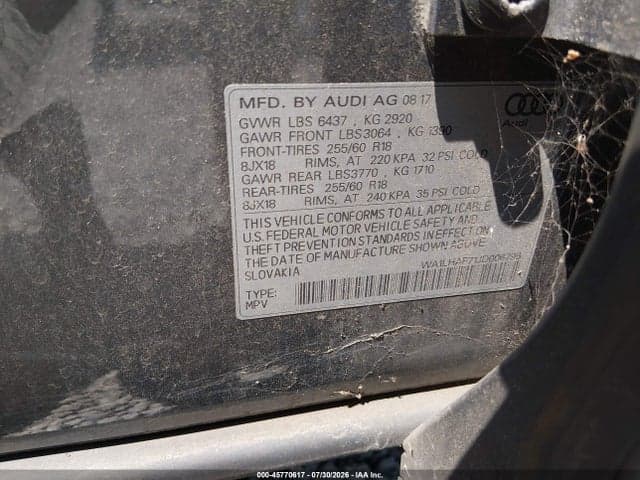 2018 AUDI Q7 2.0T PREMIUM 9