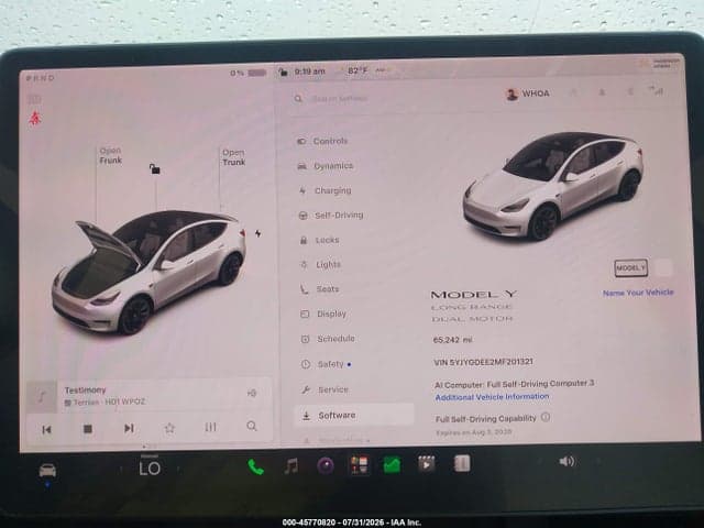 2021 TESLA MODEL Y LONG RANGE DUAL MOTOR ALL-WHEEL DRIVE 7