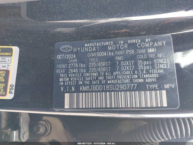 2025 HYUNDAI TUCSON HYBRID BLUE 9