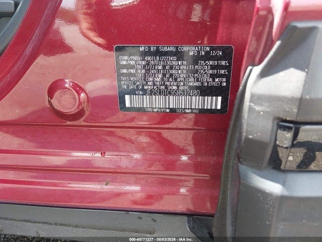 2025 SUBARU FORESTER TOURING 9