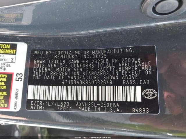 2025 TOYOTA CAMRY XSE 9