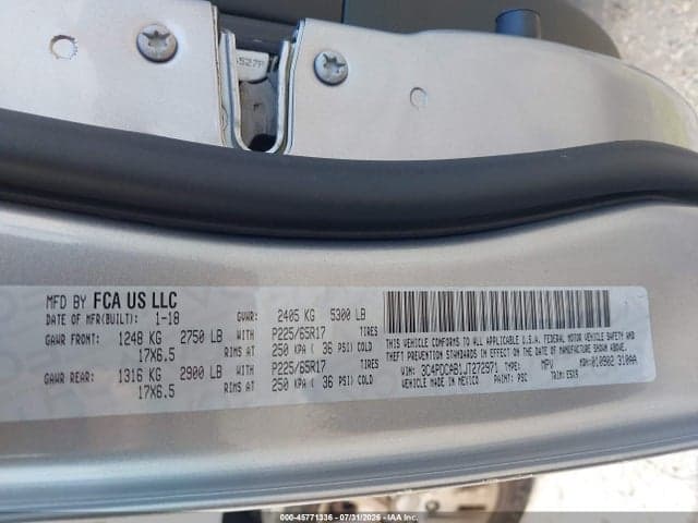 2018 DODGE JOURNEY SE 9