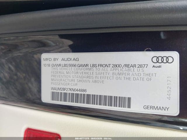 2019 AUDI A6 55 PREMIUM 9