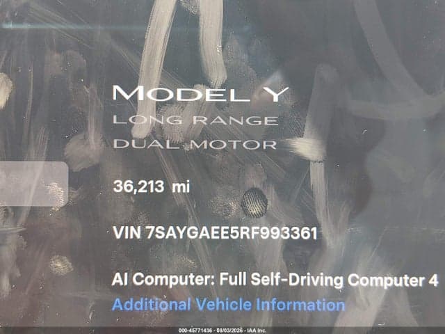 2024 TESLA MODEL Y LONG RANGE DUAL MOTOR ALL-WHEEL DRIVE 16