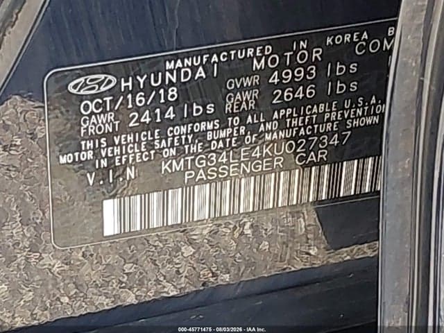 2019 GENESIS G70 9
