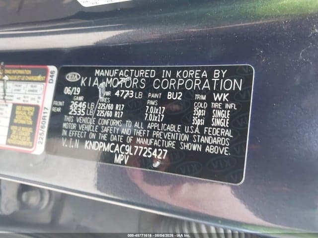 2020 KIA SPORTAGE LX 9