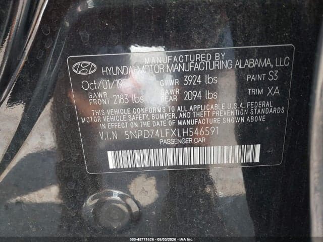 2020 HYUNDAI ELANTRA SE 9