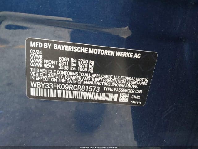 2024 BMW I5 EDRIVE40 9