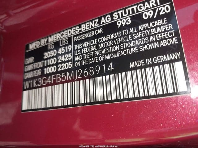 2021 MERCEDES-BENZ A 220 4MATIC 9