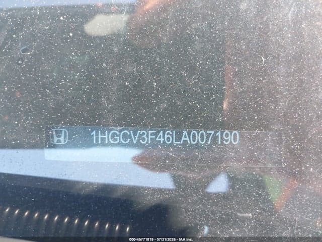 2020 HONDA ACCORD HYBRID EX 9