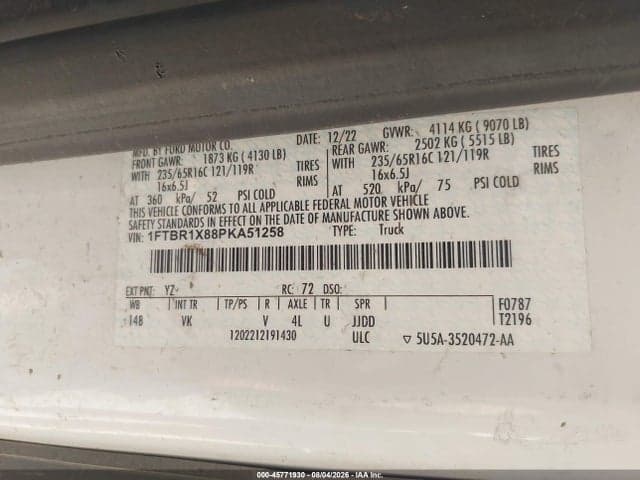 2023 FORD TRANSIT-250 9
