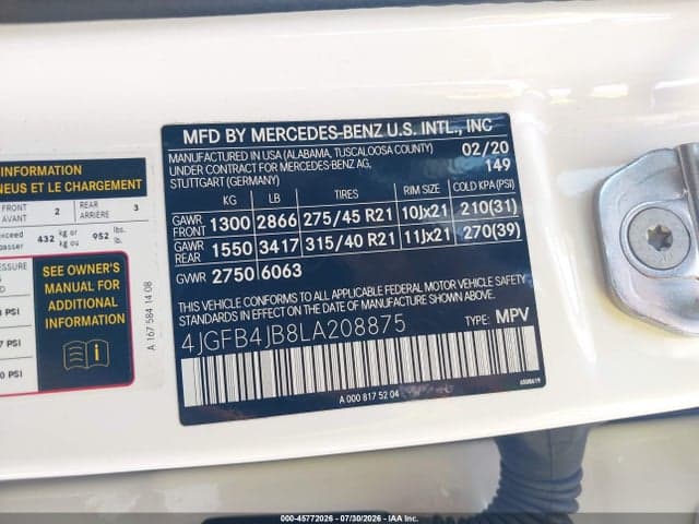 2020 MERCEDES-BENZ GLE 350 9