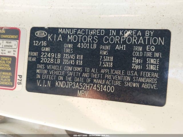 2017 KIA SOUL + 9