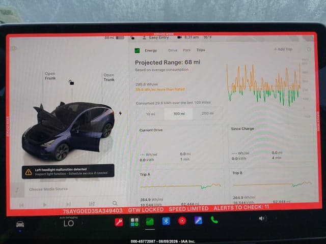 2025 TESLA MODEL Y LONG RANGE DUAL MOTOR REAR-WHEEL DRIVE 7