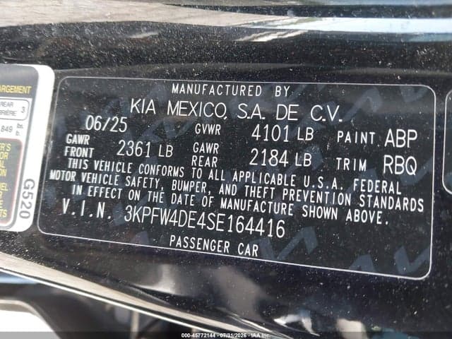 2025 KIA K4 GT-LINE 9