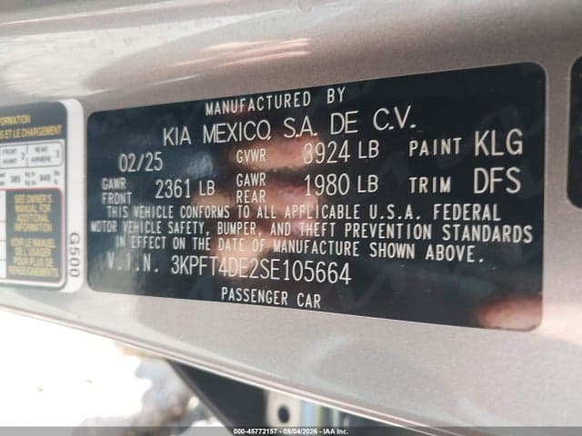 2025 KIA K4 LXS 9