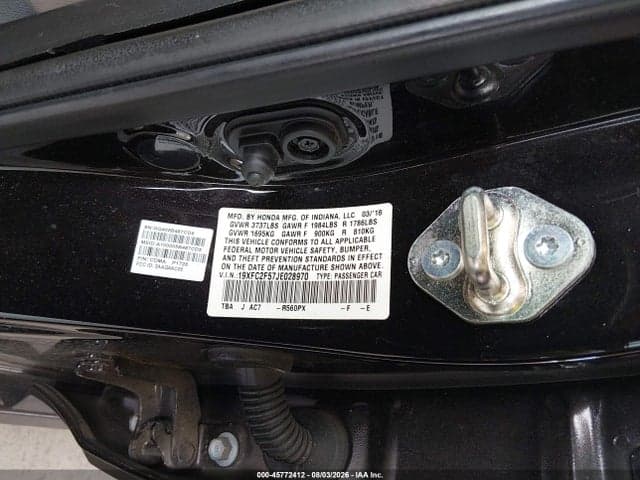 2018 HONDA CIVIC LX 9
