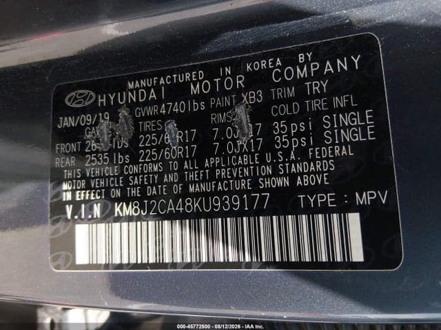 2019 HYUNDAI TUCSON SE 9