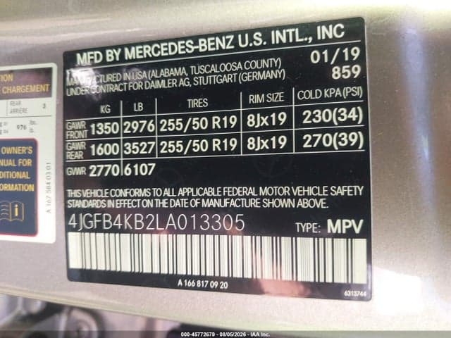 2020 MERCEDES-BENZ GLE 350 4MATIC 9