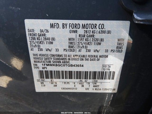 2026 FORD EXPLORER ST 9