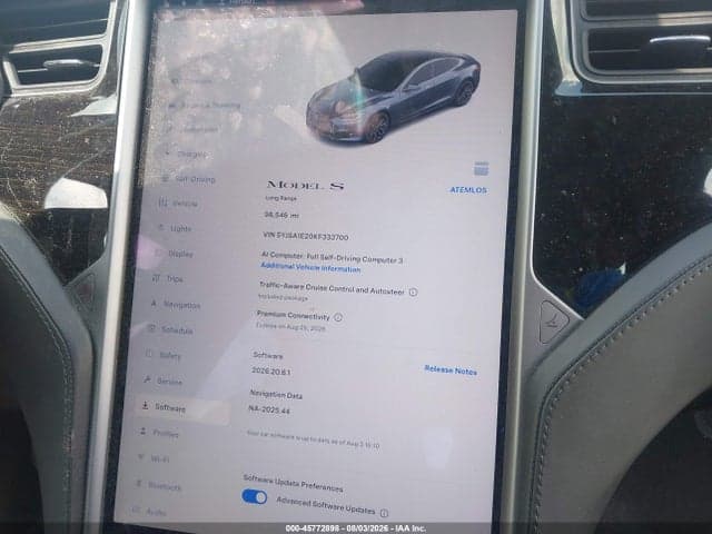 2019 TESLA MODEL S 18