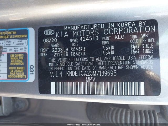 2021 KIA SELTOS SX TURBO 9