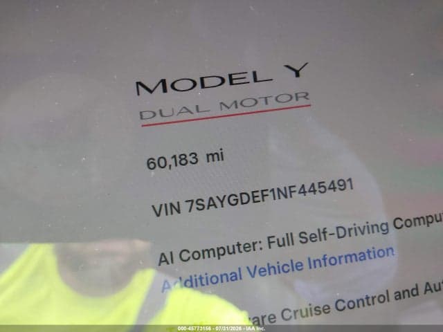 2022 TESLA MODEL Y PERFORMANCE DUAL MOTOR ALL-WHEEL DRIVE 15