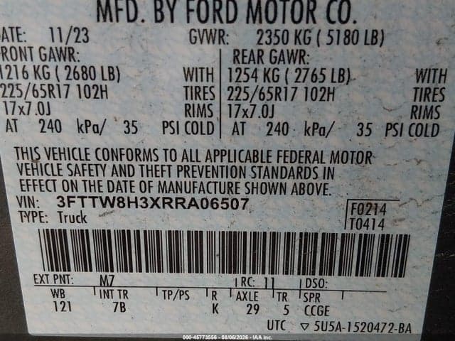 2024 FORD MAVERICK XLT 9