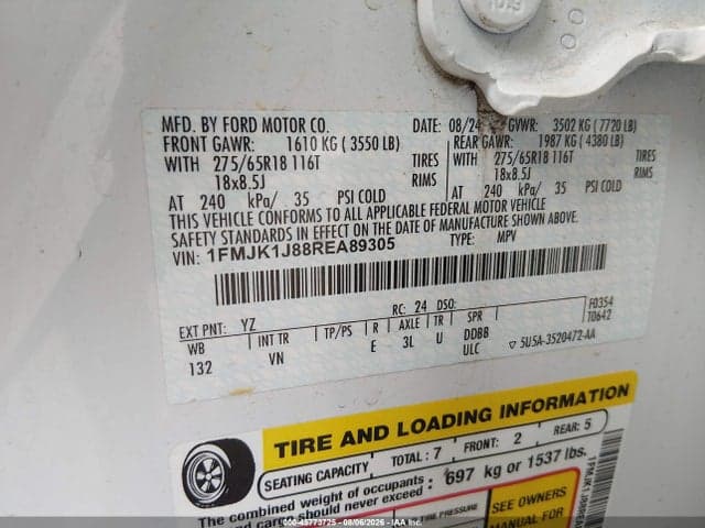 2024 FORD EXPEDITION XLT MAX 9