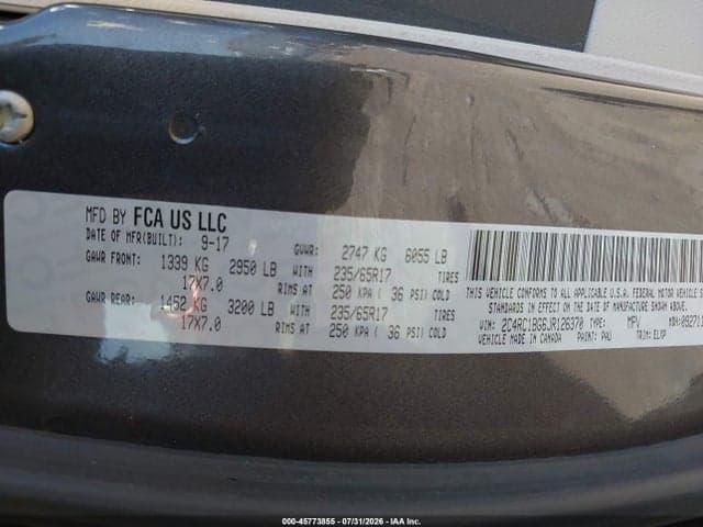 2018 CHRYSLER PACIFICA TOURING L 9
