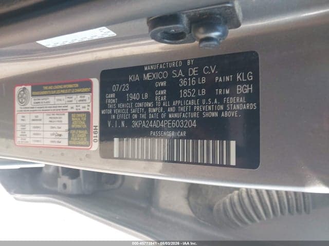 2023 KIA RIO S 9