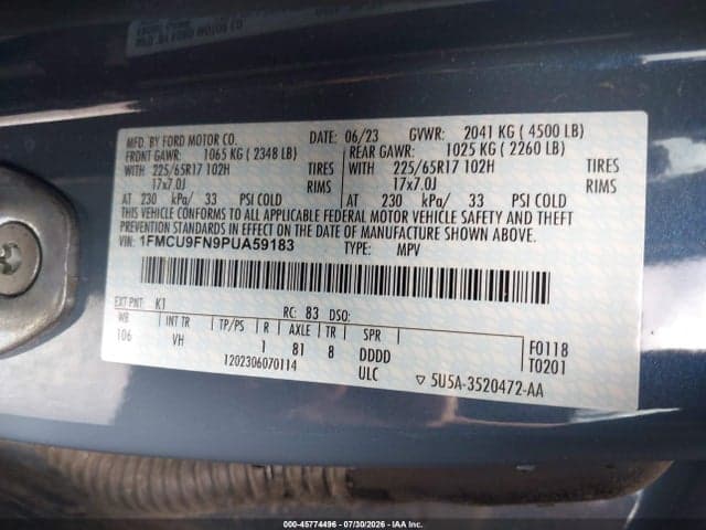 2023 FORD ESCAPE 9