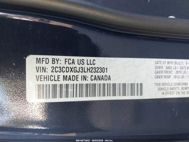 2020 DODGE CHARGER SCAT PACK RWD 9