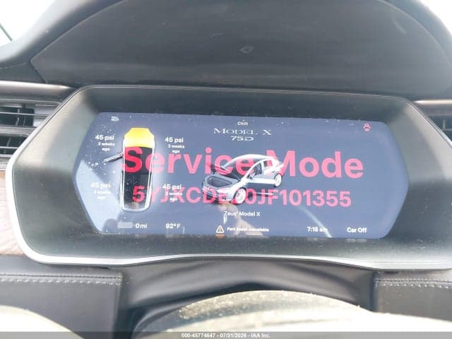 2018 TESLA MODEL X 100D/75D/P100D 18