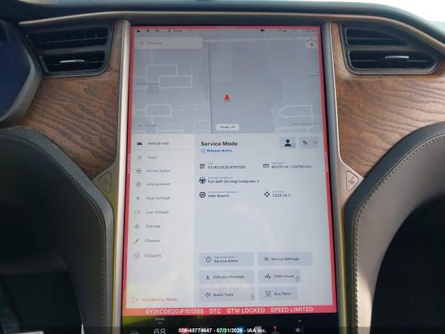 2018 TESLA MODEL X 100D/75D/P100D 7